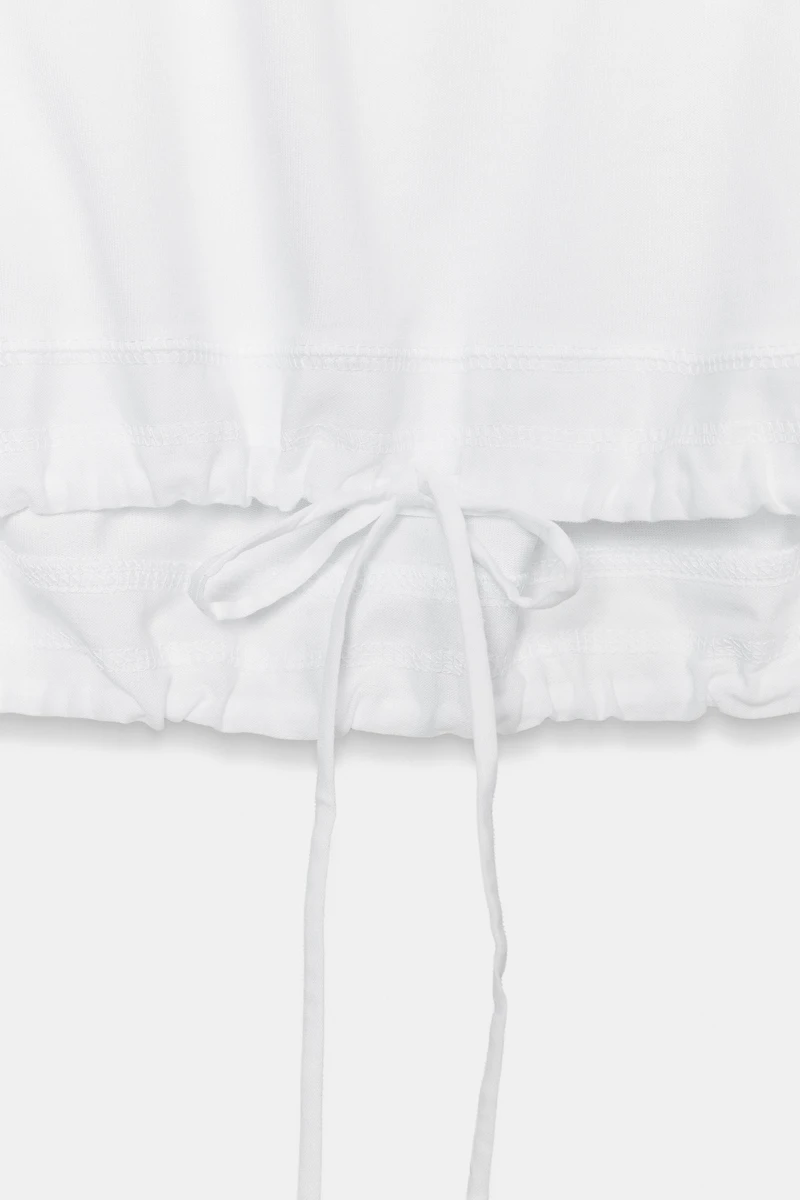 COTTON TIE T-SHIRT