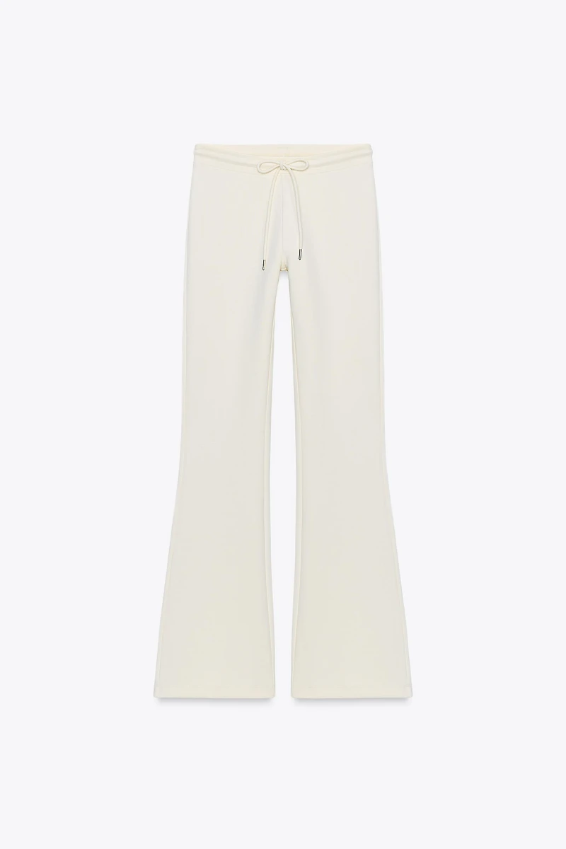 INTERLOCK FLARE PANTS