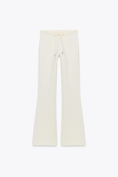 INTERLOCK FLARE PANTS
