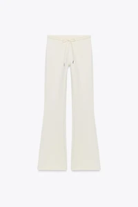 INTERLOCK FLARE PANTS
