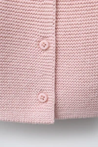 CROCHET FLOWER KNIT SWEATER