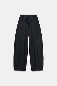 BALLOON RIB SOFT PANTS