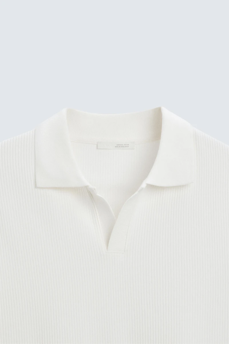 VERTICAL TEXTURED POLO