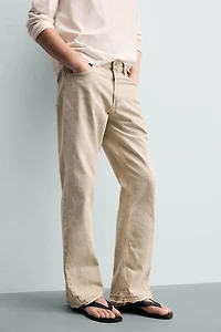 PAINT SPLATTER FLARE FIT JEANS