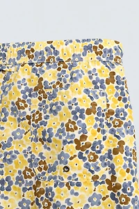 MAILLOT DE BAIN LONG À IMPRIMÉ FLEURI