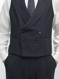 Cool wool suit waistcoat