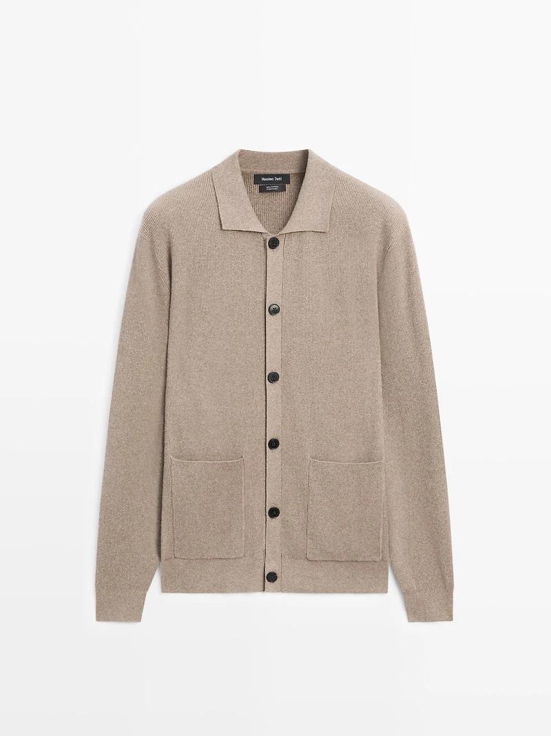 Cardigan en maille de coton