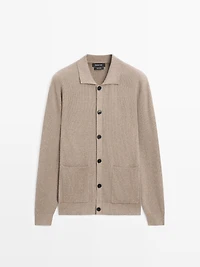 Cardigan en maille de coton