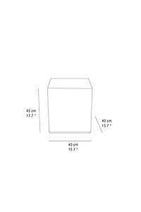 ROOT WOOD CUBE TABLE