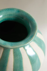 VASE DÉCORATIF CÉRAMIQUE IRRÉGULIER