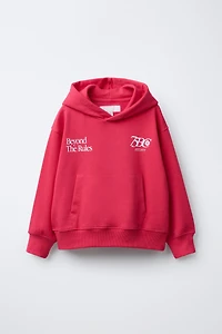 ENSEMBLE SWEAT À CAPUCHE ET BERMUDA INSCRIPTION