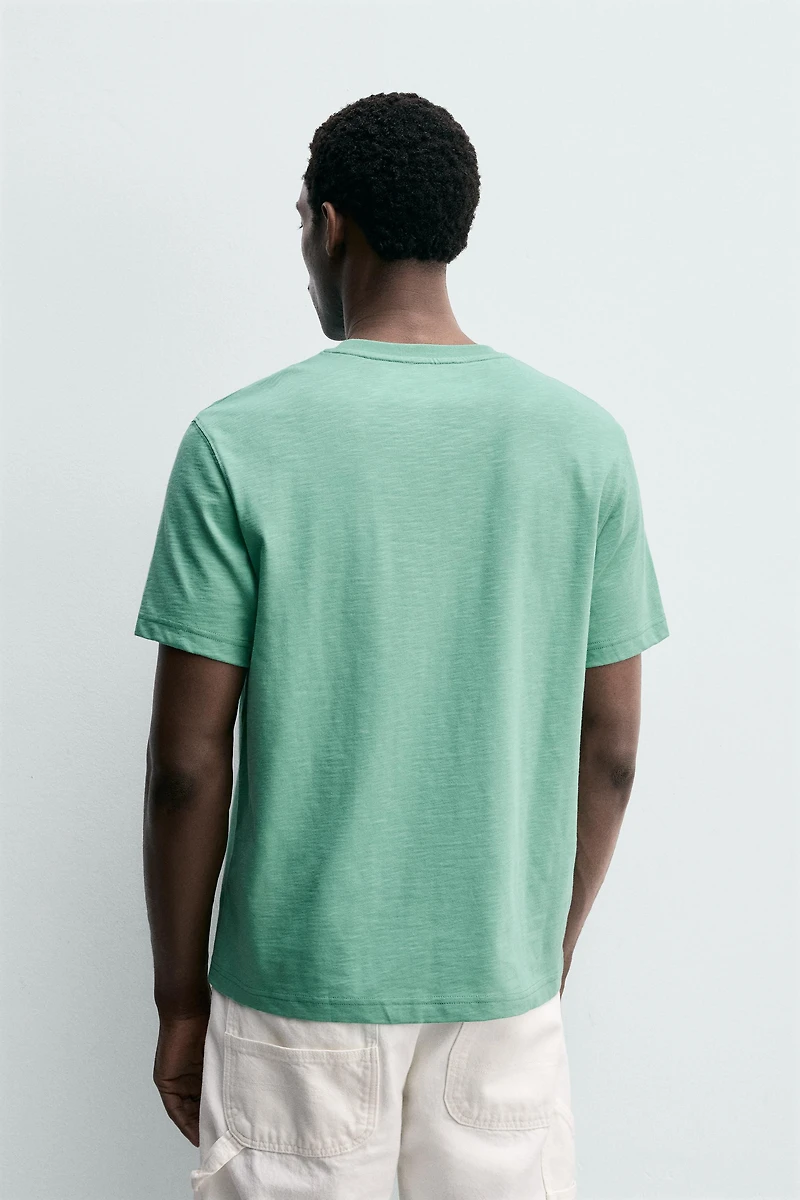 REGULAR FIT PATCH POCKET T-SHIRT