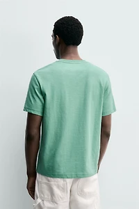REGULAR FIT PATCH POCKET T-SHIRT