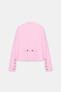100% COTTON DOUBLE BREASTED BLAZER