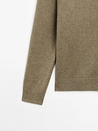100% cotton knit cardigan