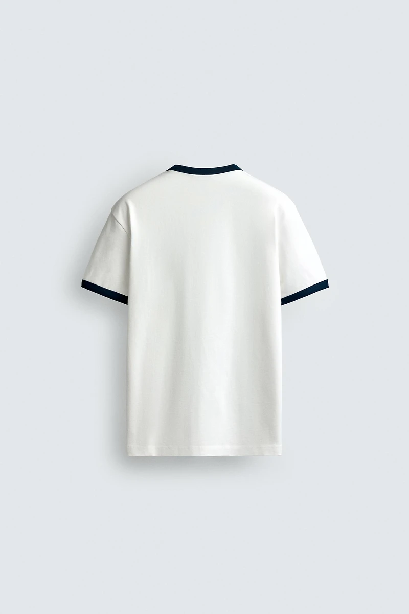 TEXT RINGER T-SHIRT