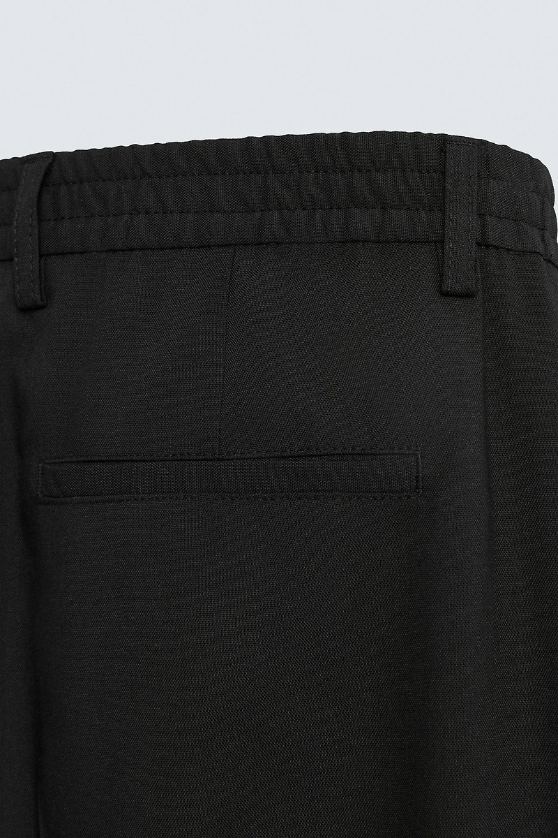 PANTALON FLUIDE COUPE LARGE PLIS