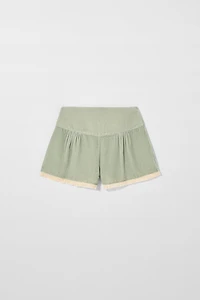 VELVET LACE SHORTS KATE MOSS X ZARA