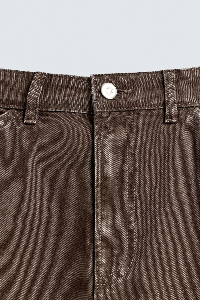 STRAIGHT FIT CARGO JEANS