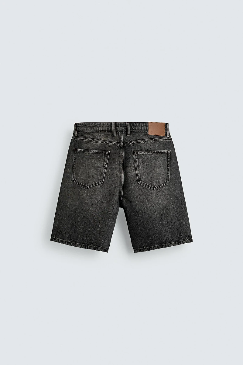 BERMUDA EN JEAN RELAXED FIT