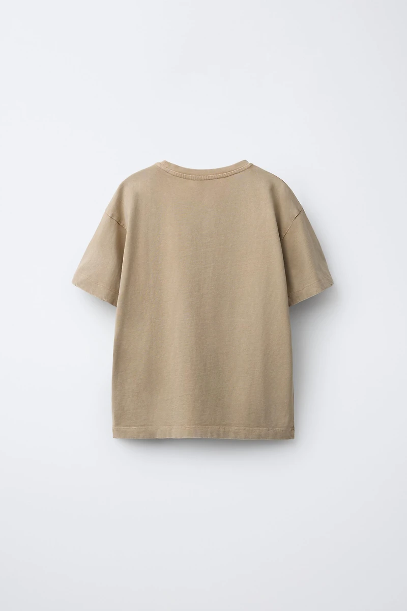 BASIC WASHED EFFECT T-SHIRT
