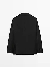 Flannel suit blazer - LIMITED