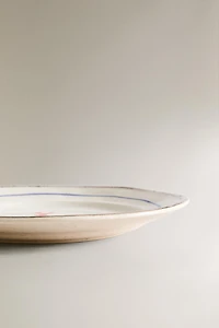 STONEWARE FISH DESSERT PLATE