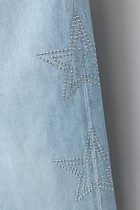STAR WIDE LEG JEANS