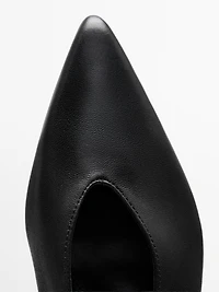 Escarpins en cuir souple nappa