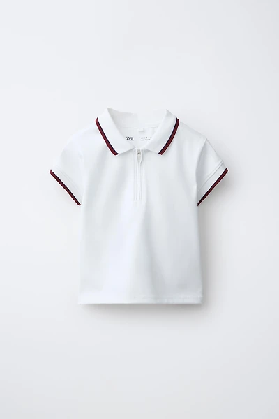 SPORTY ZIP POLO