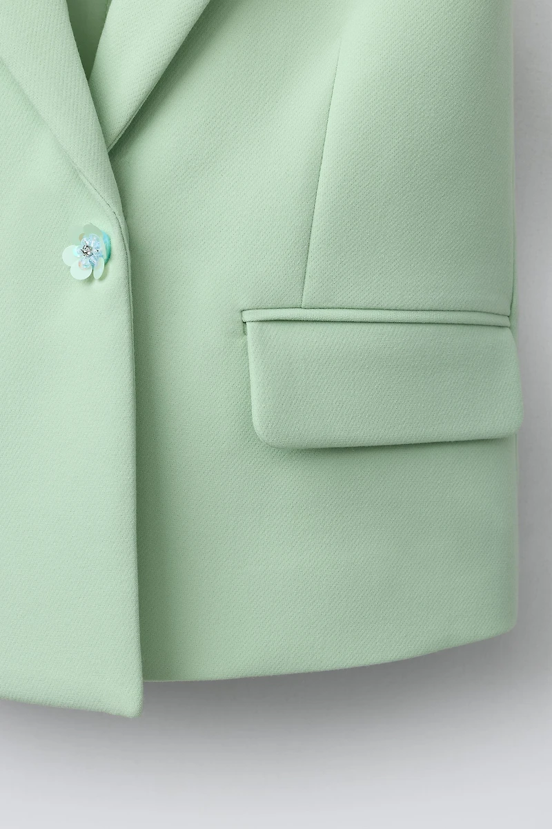 JEWEL BUTTON LONG VEST