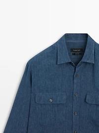 Chemise regular fit délavée