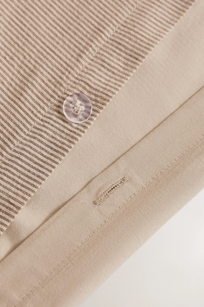 STRIPED SEERSUCKER DUVET COVER