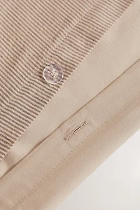 STRIPED SEERSUCKER DUVET COVER