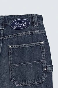RELAXED FIT JEANS WITH FORD © PATCH