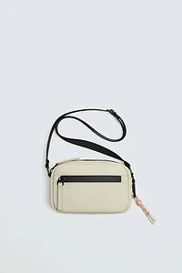 RUBBERIZED CROSSBODY BAG