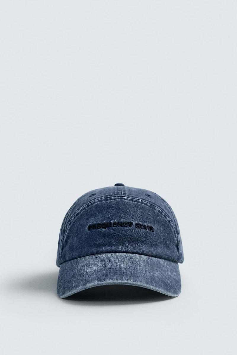 CASQUETTE LAVÉE INSCRIPTION BRODÉE