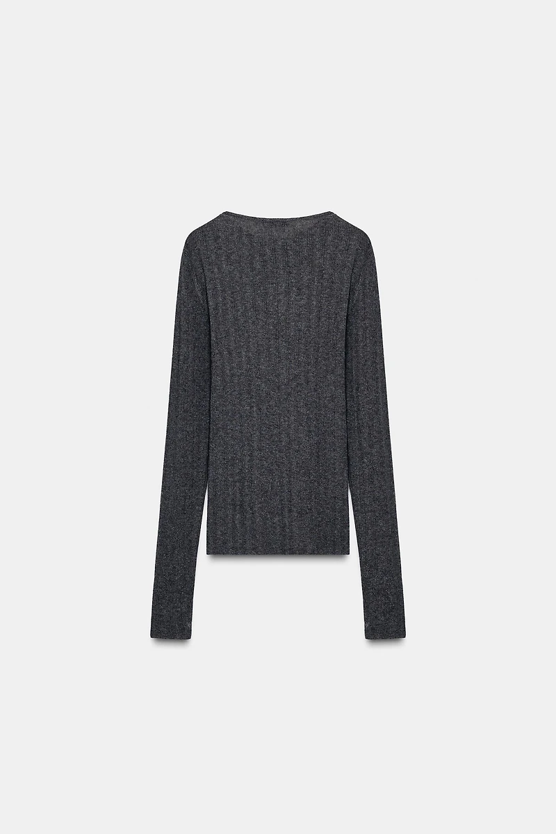 T-SHIRT SOFT CÔTELÉ