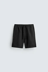 REGULAR FIT TEXTURED SHORTS