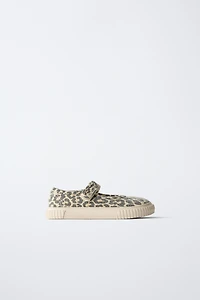 ANIMAL PRINT BAREFOOT SNEAKERS