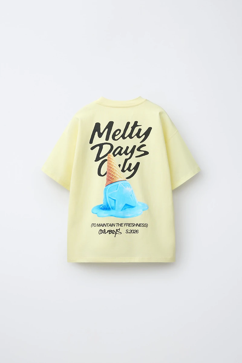 T-SHIRT À IMPRIMÉ GLACE