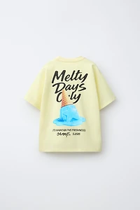 T-SHIRT À IMPRIMÉ GLACE