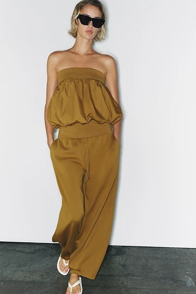PLEATED TROUSERS