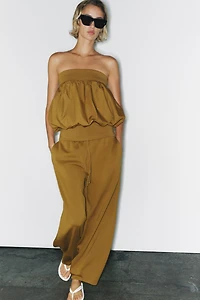 PLEATED TROUSERS