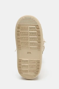 FAUX SHEARLING ANKLE BOOTS SKI COLLECTION