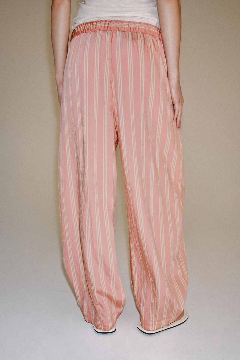 ZW COLLECTION STRIPED BALLOON PANTS