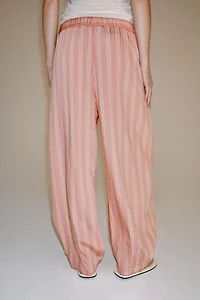 ZW COLLECTION STRIPED BALLOON PANTS