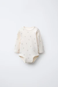 GOOSE PRINT CARDIGAN, BODYSUIT AND LEGGING SET