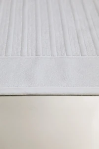 TAPIS DE BAIN VELOURS RAYURES