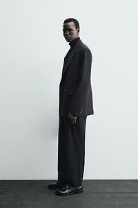 PINSTRIPE SUIT PANTS